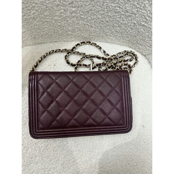 Chanel Caviar Quilted Boy Wallet on Chain (WOC) - Like New with Dustbag & Box - Picture 2 of 2